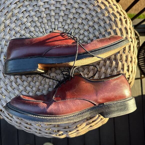 Allen Edmonds Brentwood Lace Up Leather Dress Shoes Men 9 D Men Burgundy Brown main image 16